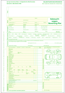 Gebrauchtwagen-Bewertung inkl. Wertermittlungsbogen 