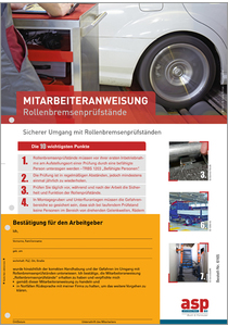 Mitarbeiteranweisung Rollenbremsenprüfstände